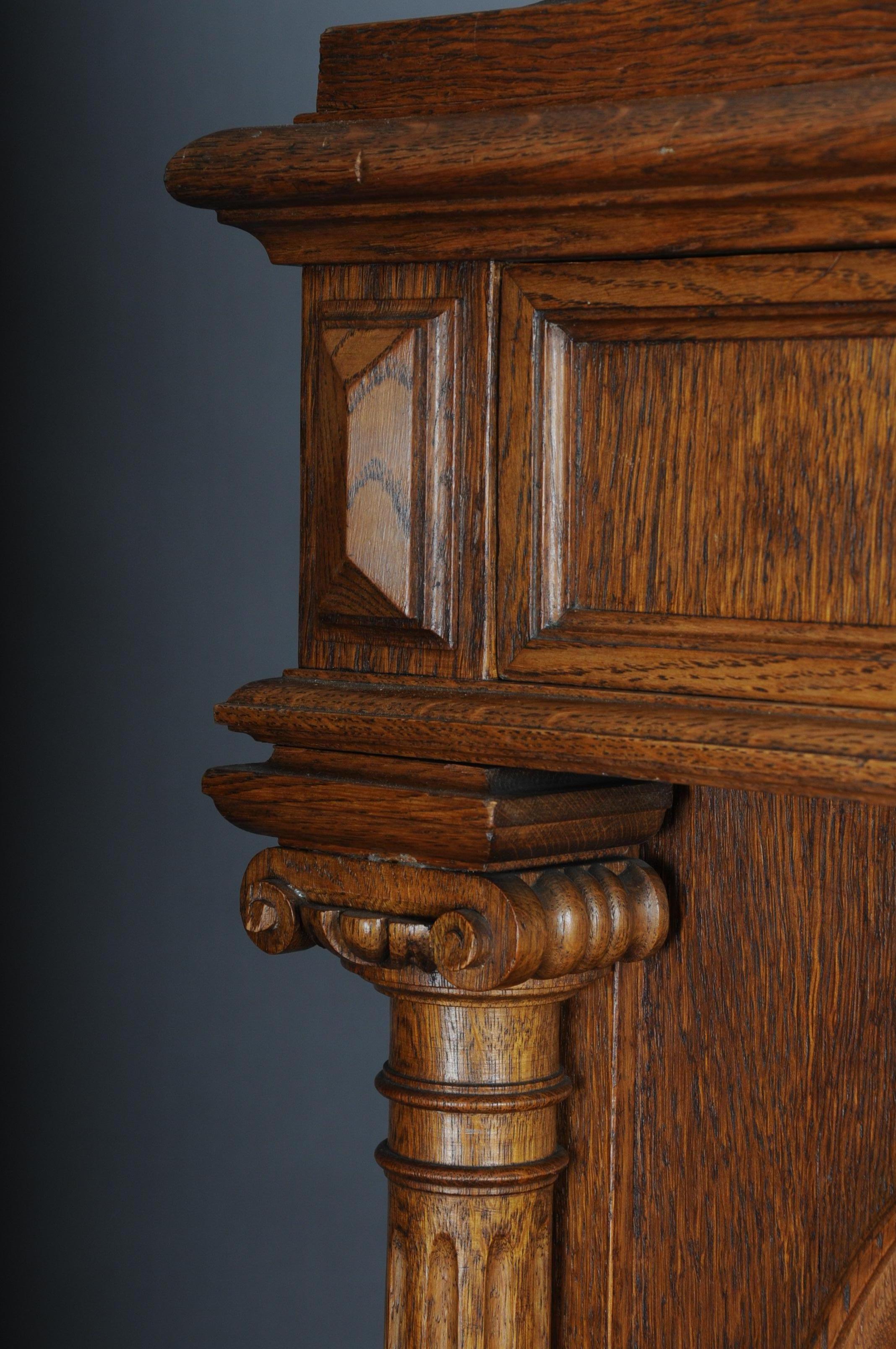 Historicism Cabinet / Vertiko circa 1870, Light Oak For Sale 4