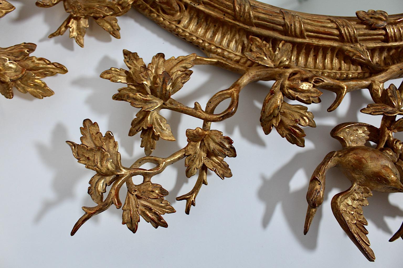 Antike Authentic Vergoldet Geschnitzt Wood Wall Mirror Stil Thomas Johnson um 1830 im Angebot 9