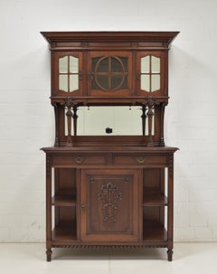 Used Historicism / Louis XVI Buffet Cabinet in Solid Mahogany, 1910