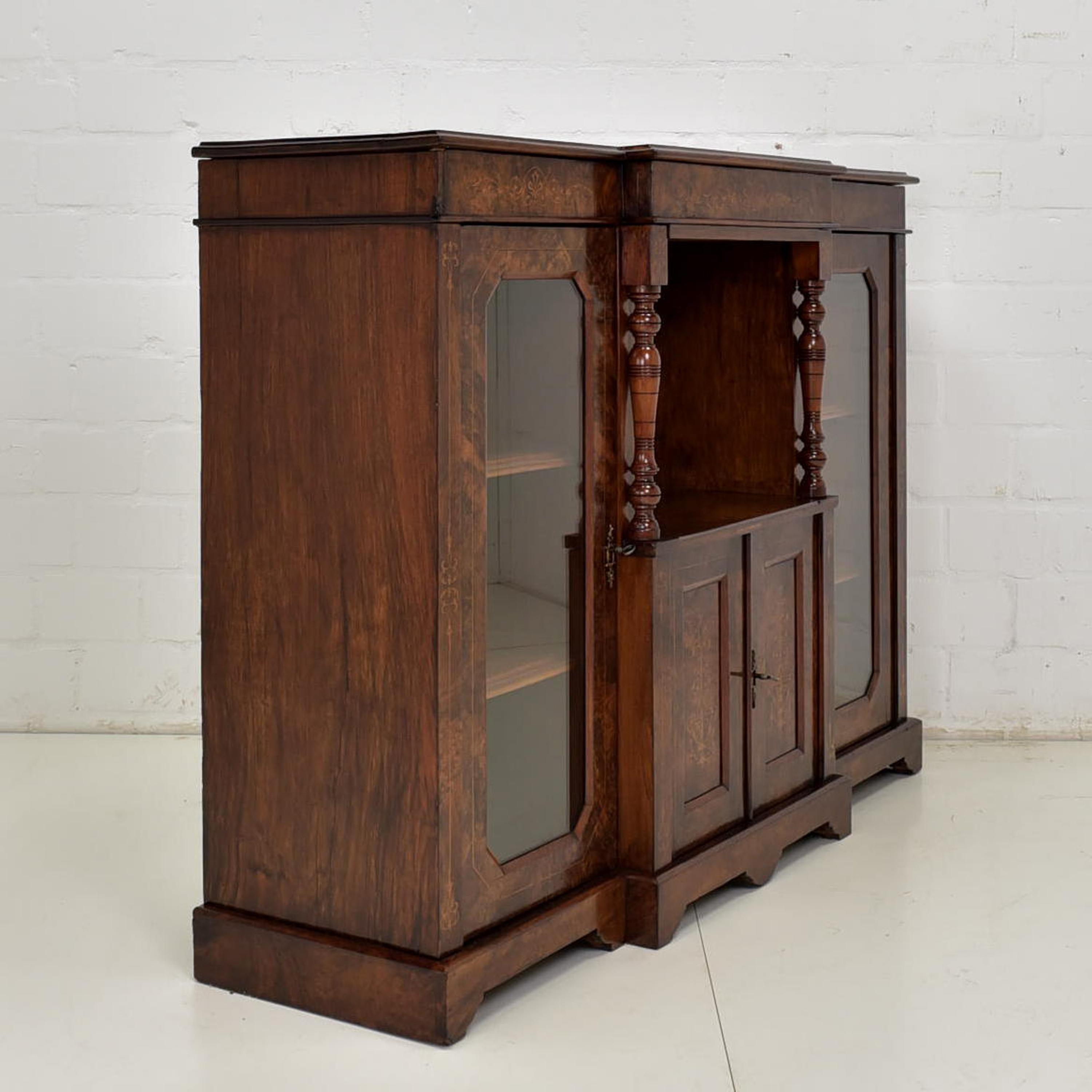Historicism Sideboard Showcase Cabinet, 1900 For Sale 6