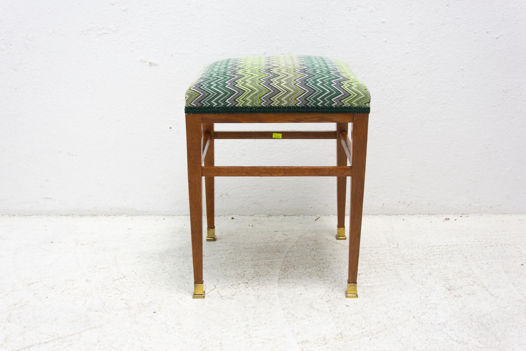  Historicism upholstered stool, footrest, 1910´s, Austria Hungary 6