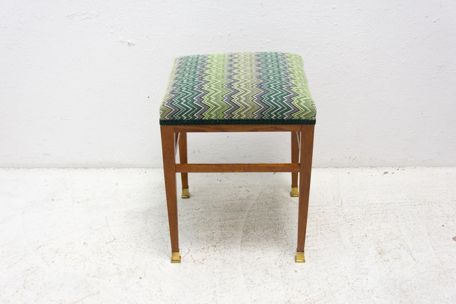  Historicism upholstered stool, footrest, 1910´s, Austria Hungary 7