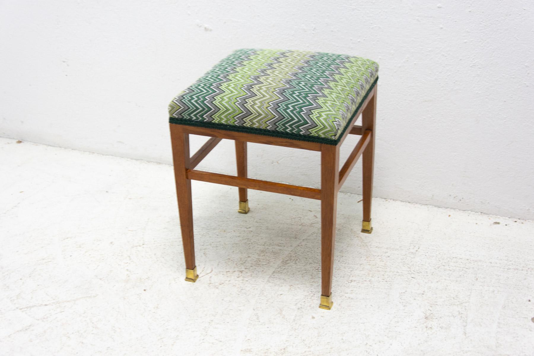  Historicism upholstered stool, footrest, 1910´s, Austria Hungary 8