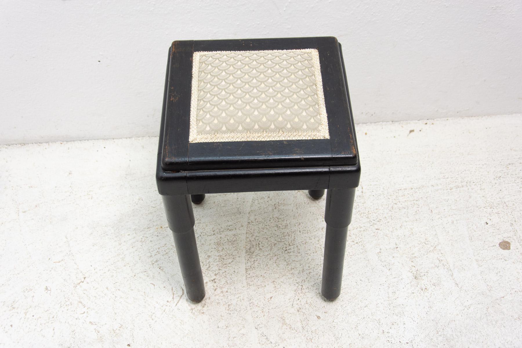  Historicism upholstered stool, footrest, 1910´s, Austria Hungary For Sale 1