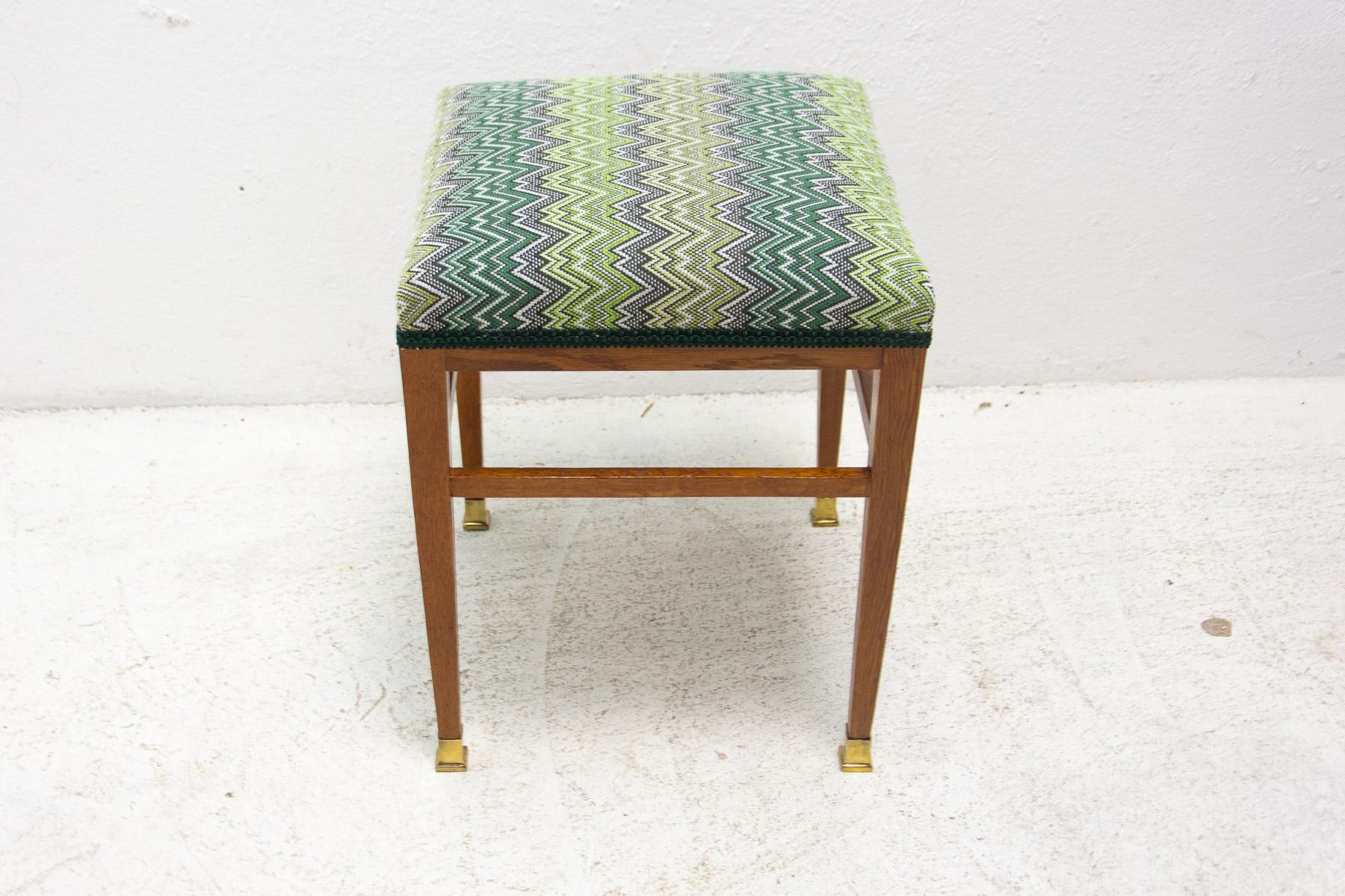  Historicism upholstered stool, footrest, 1910´s, Austria Hungary 1