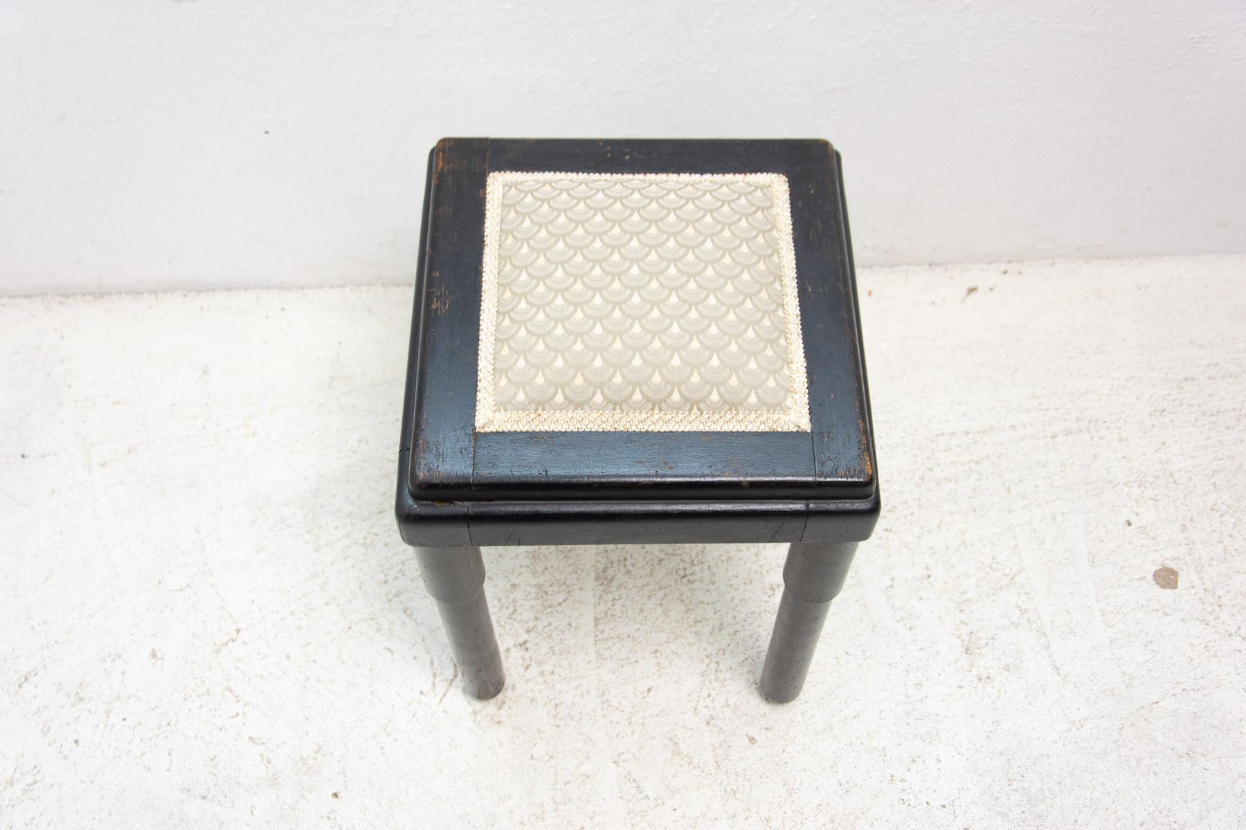 Historicism upholstered stool, footrest, 1910´s, Austria Hungary For Sale 2