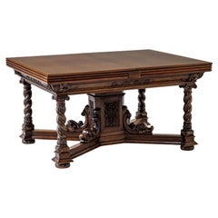 Mesa extensible historicista, Alemania, Finales S. XIX