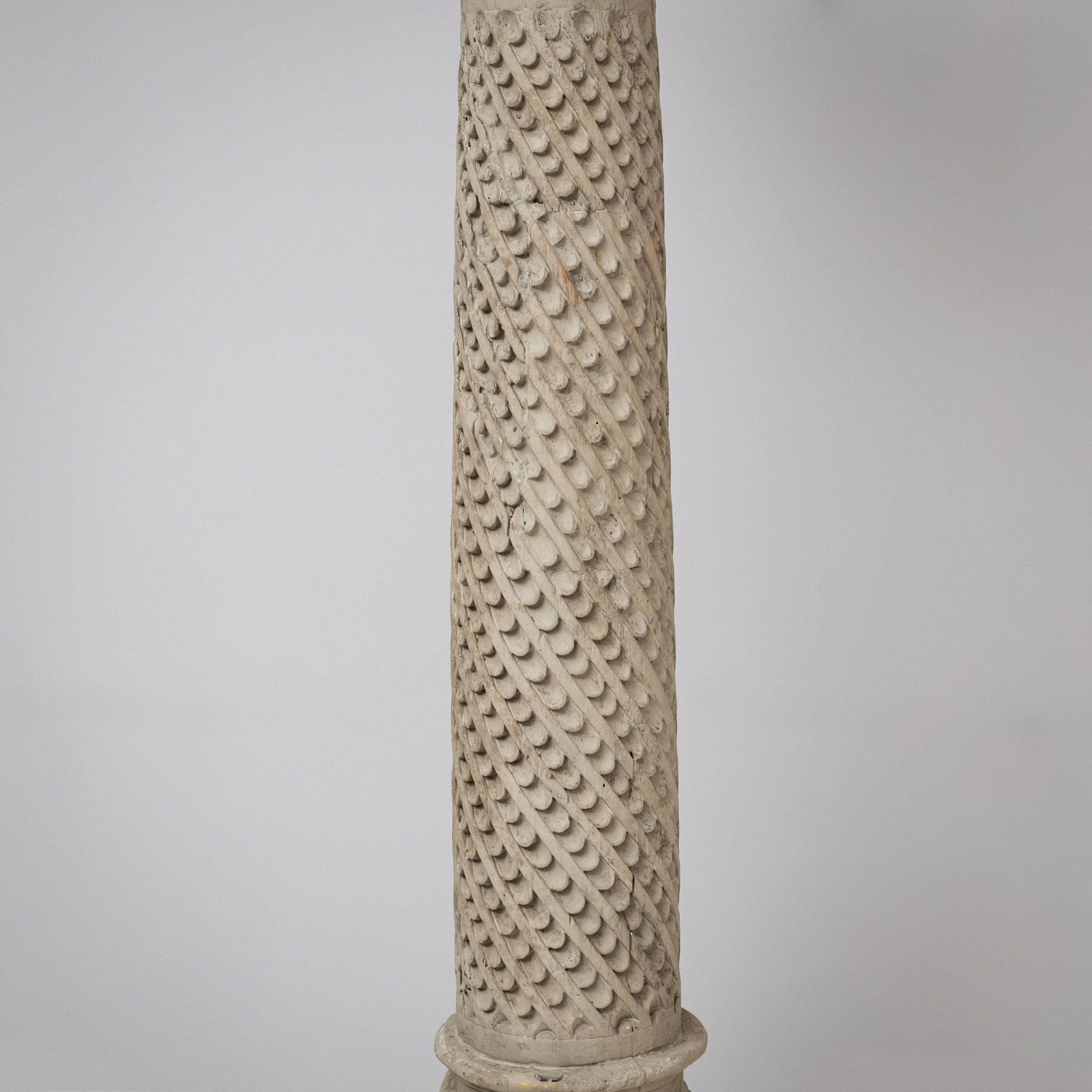 Historicist Wooden Column, 19th Century For Sale 2