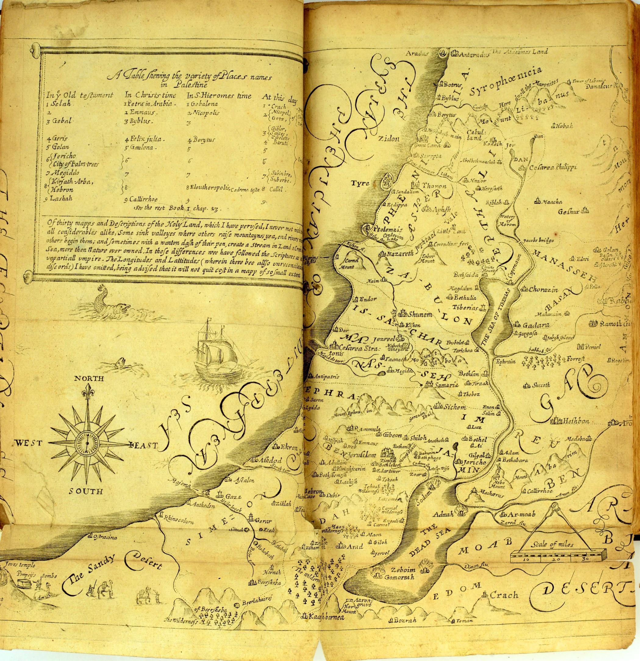 Historie of the Holy Warre, by Thomas Fuller, second edition, circa 1640. Printed by R. Daniel, for Thomas Buck, and are to be sold by John Williams at the sign of the Greyhound in Pauls Church-yard, Cambridge. The calf boards are original with a
