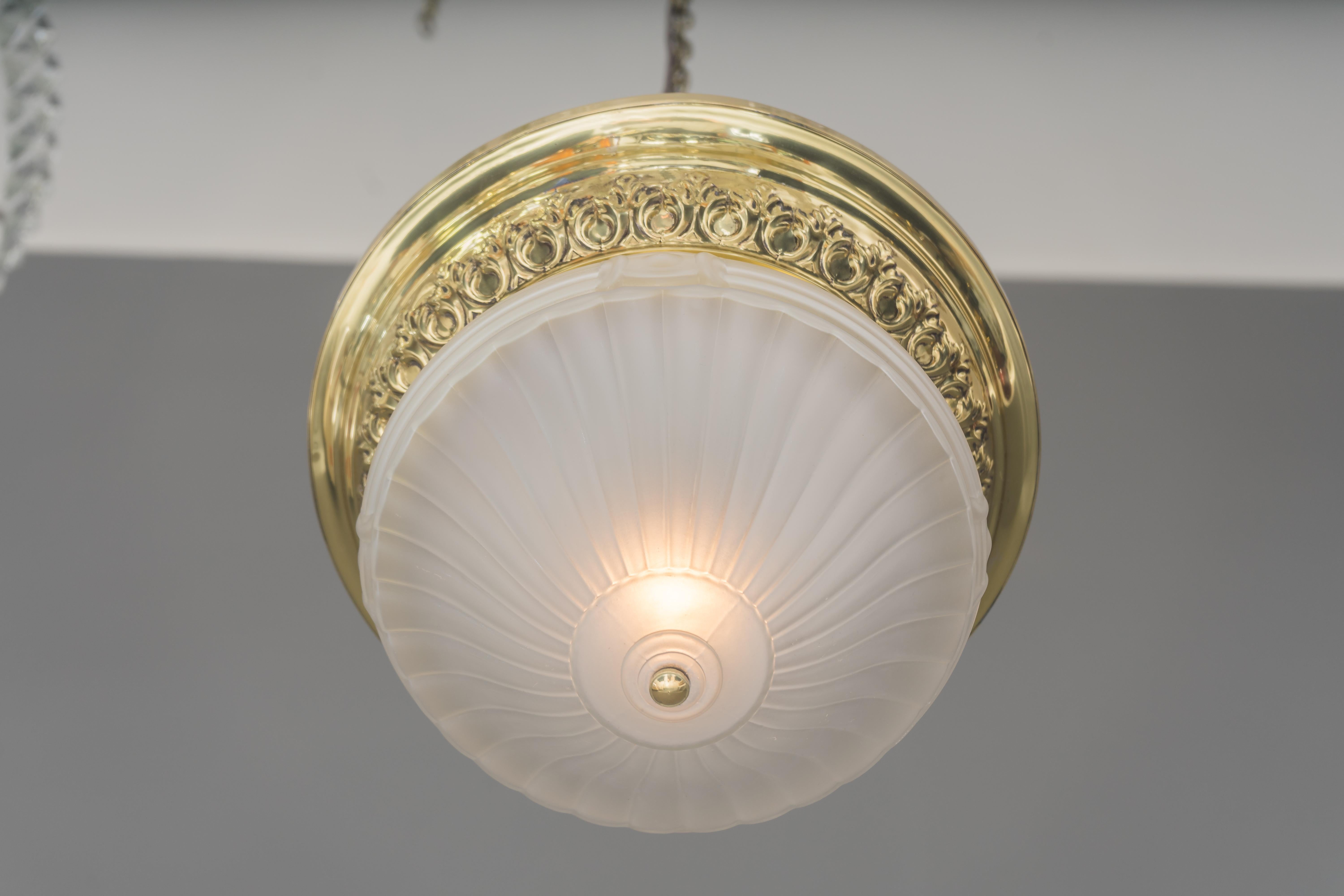 Historistic Ceiling Lamp Vienna, circa 1890s 1