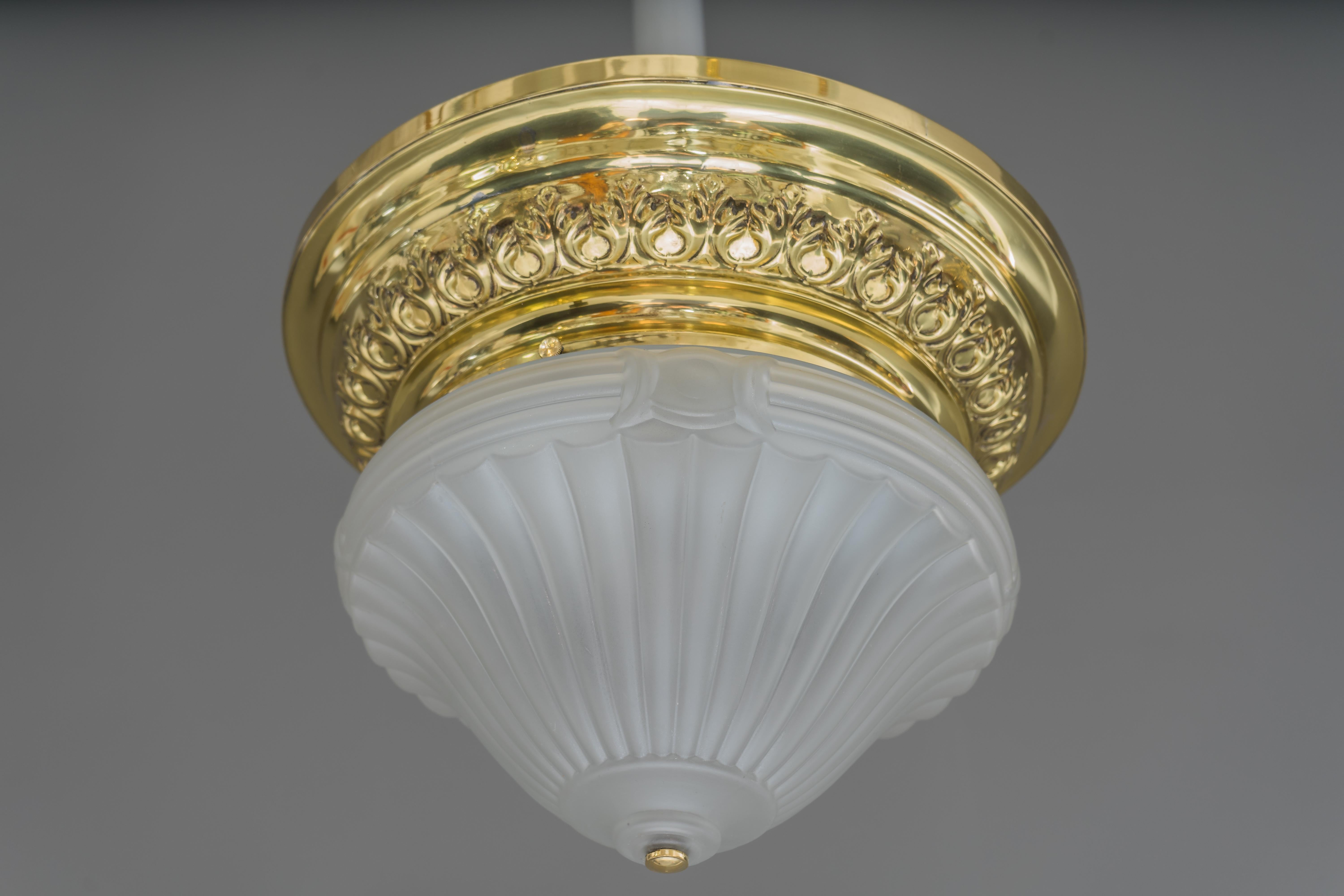 Neoclassical Historistic Ceiling Lamp Vienna, circa 1890s