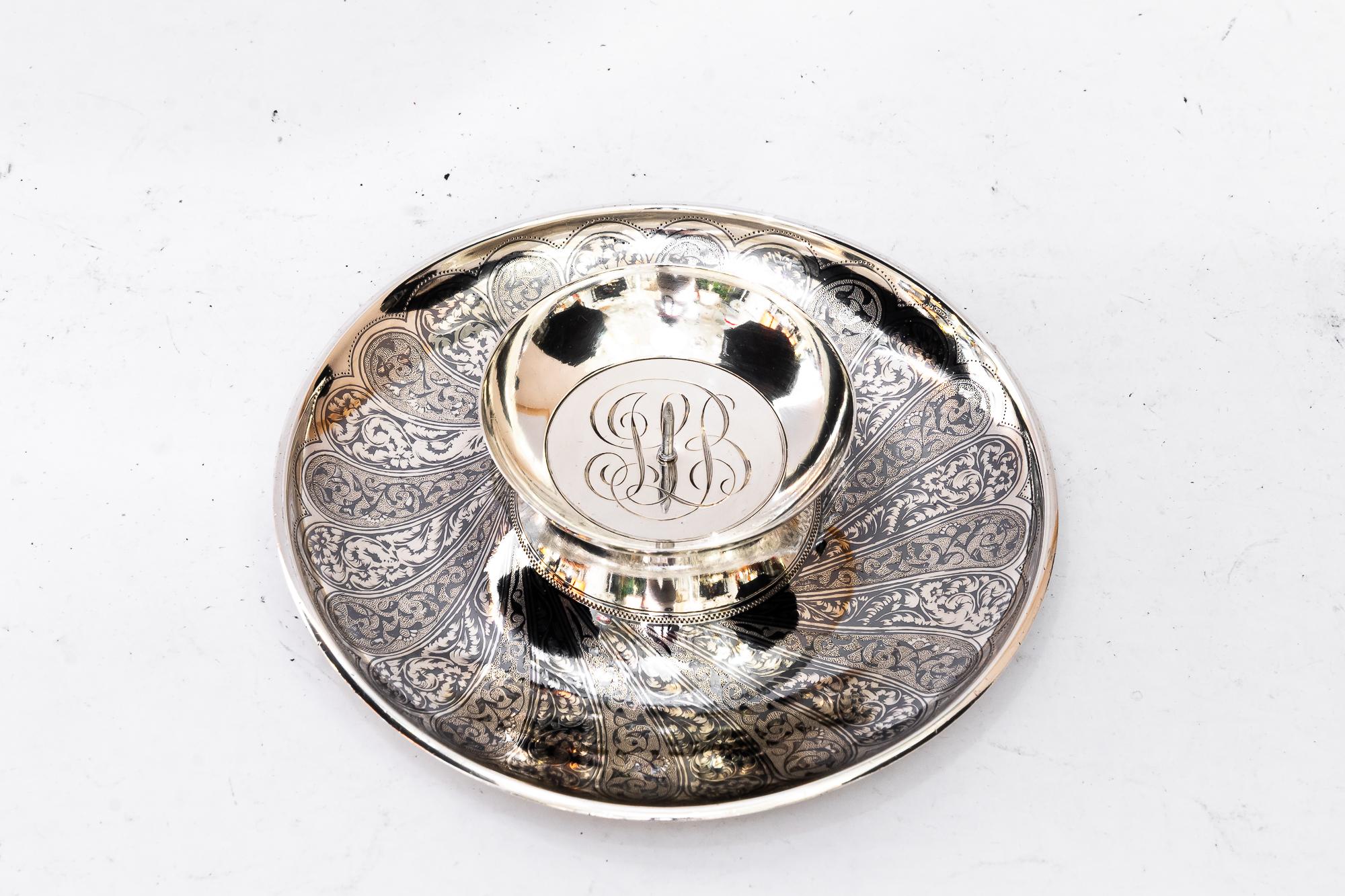 Portavelas historicista de plata austria alrededor de 1890 Silver en venta
