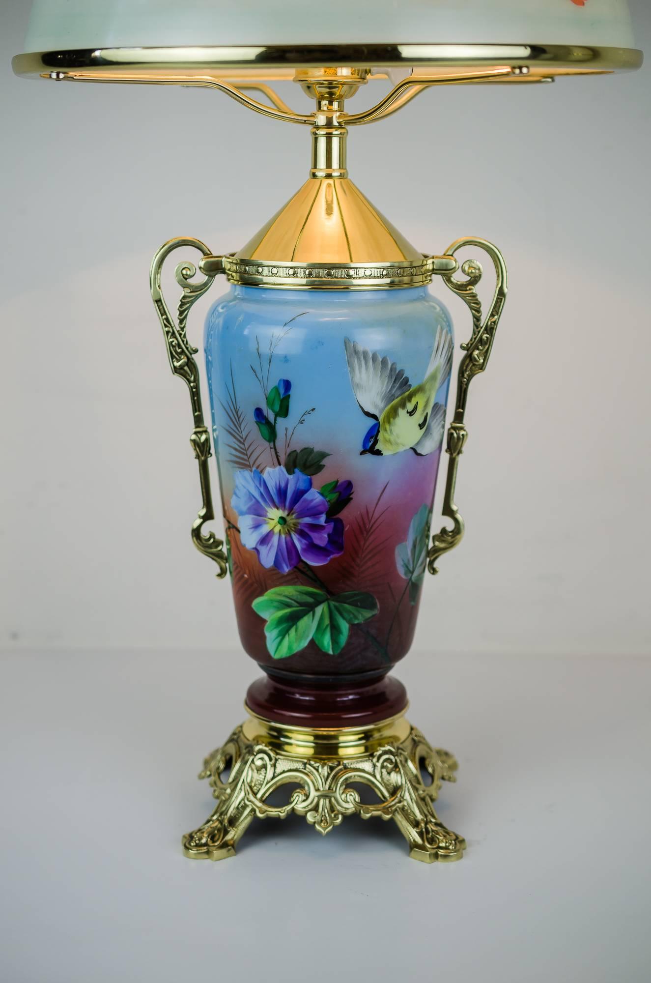 Historistic Table Lamp, circa 1890s In Good Condition For Sale In Wien, AT