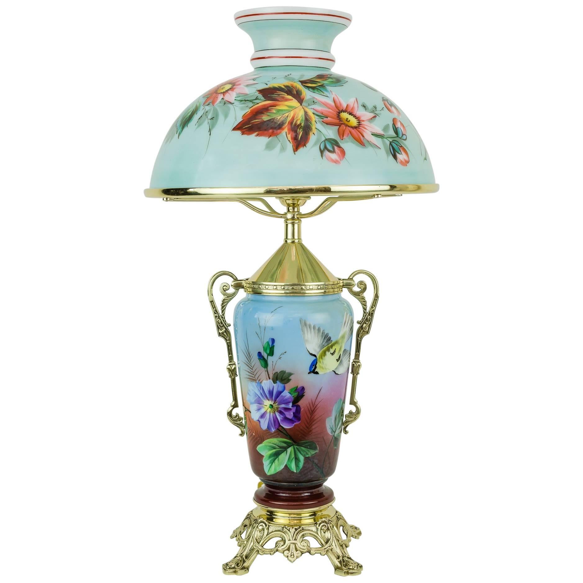 Lampe de table historique, vers les années 1890