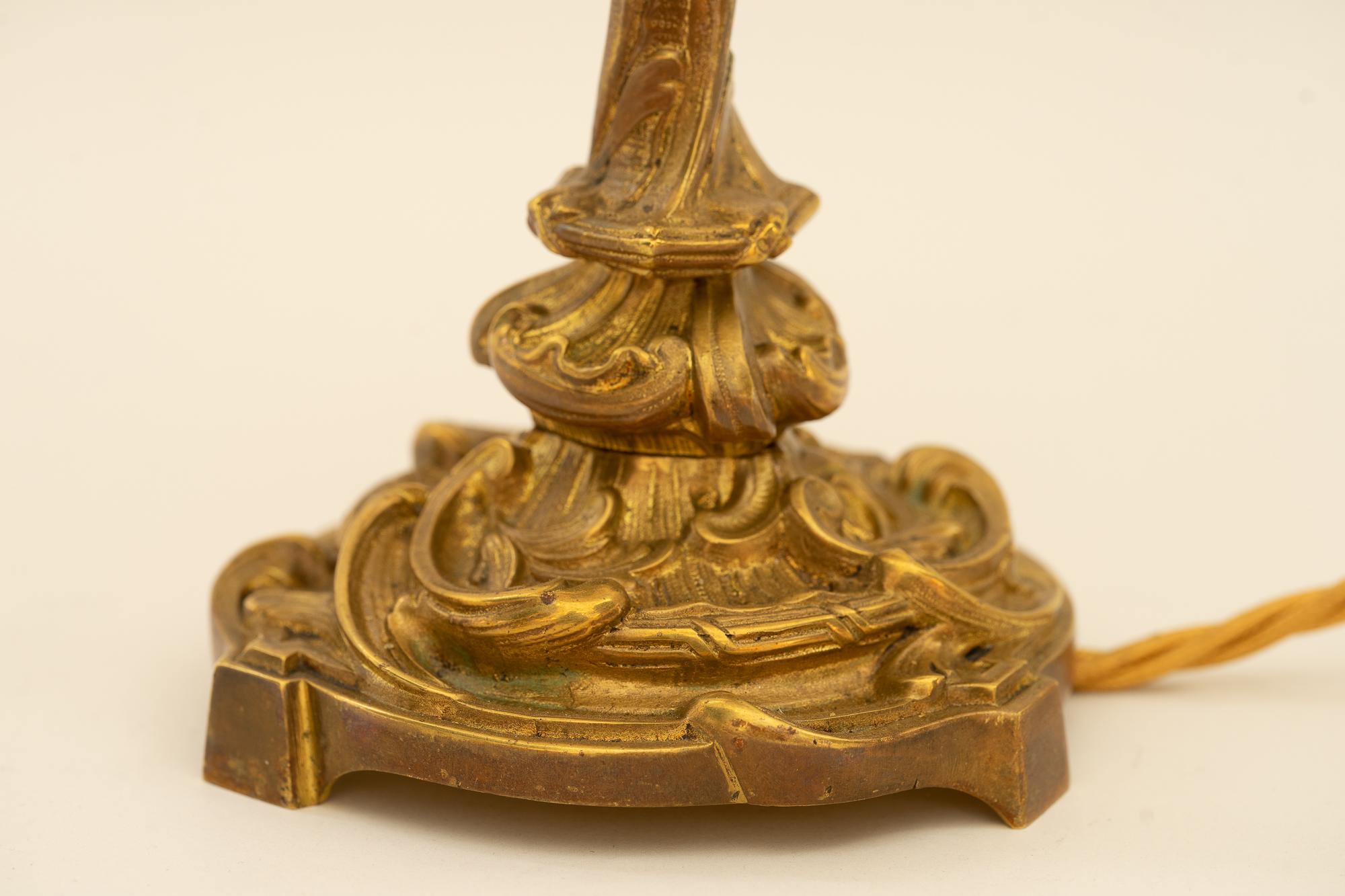 Neoclassical Historistic Table Lamp Vienna 1890s