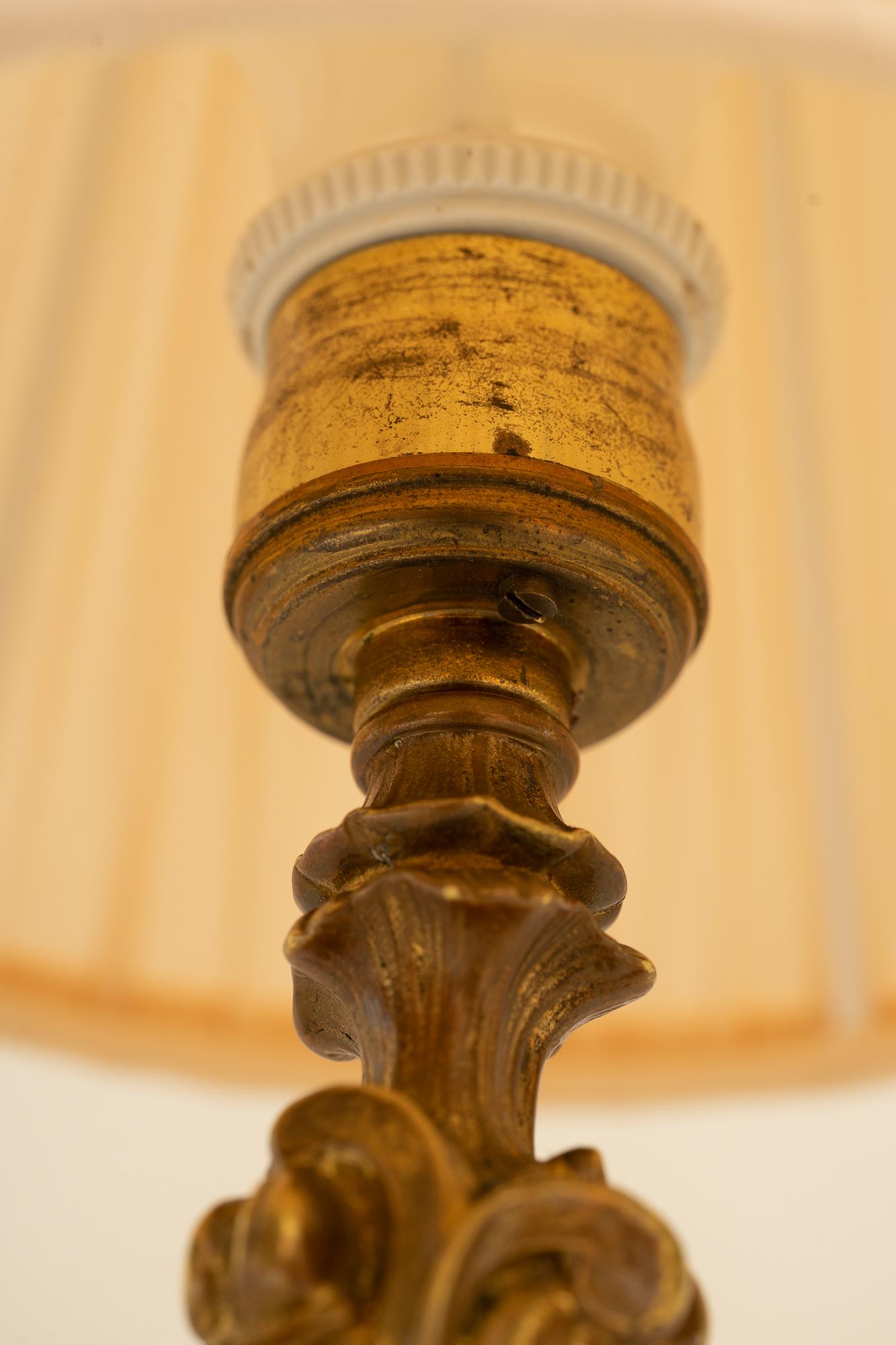 Austrian Historistic Table Lamp Vienna 1890s