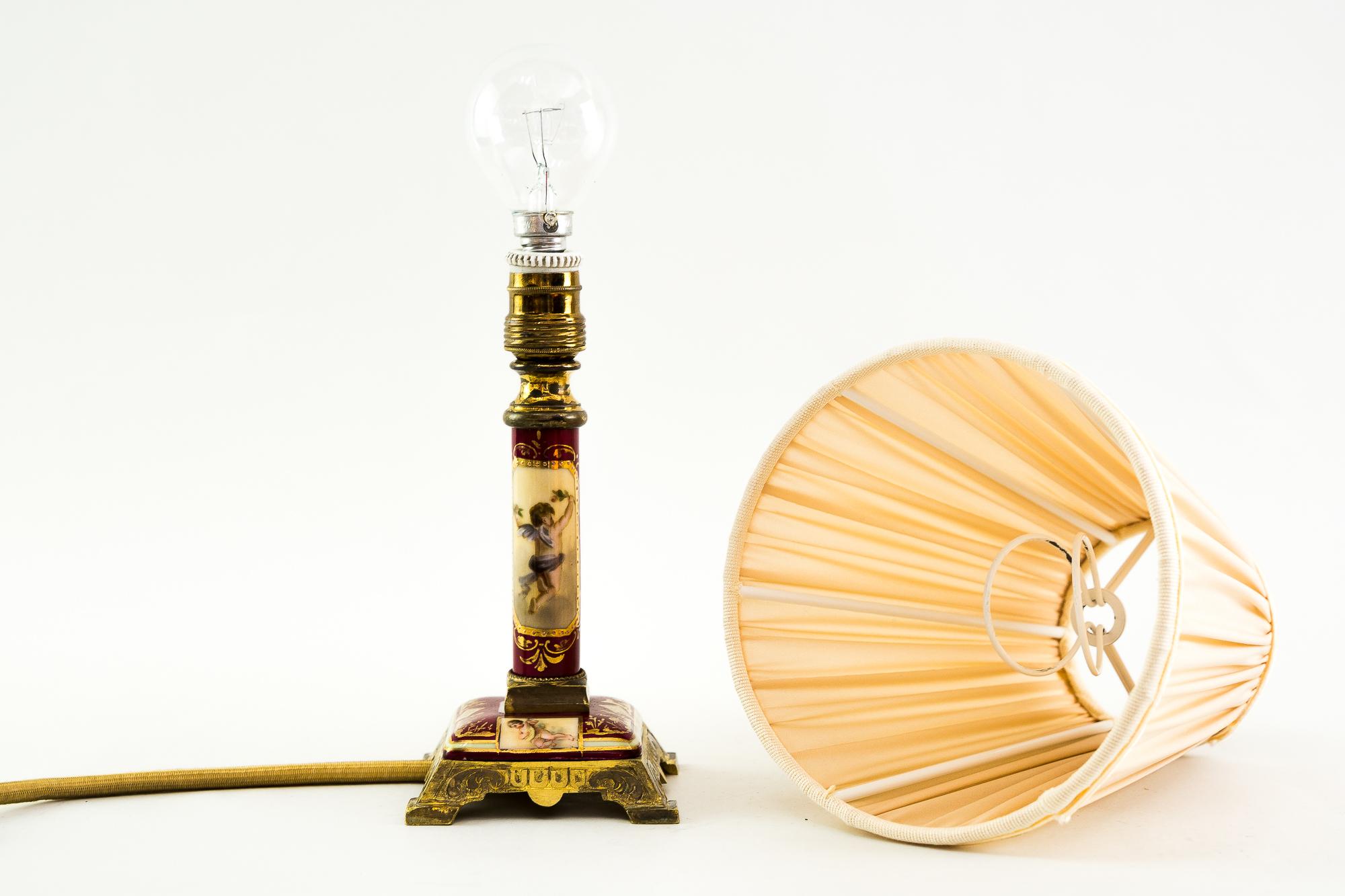 Historistic Table Lamp, Vienna, Around 1890s For Sale 6