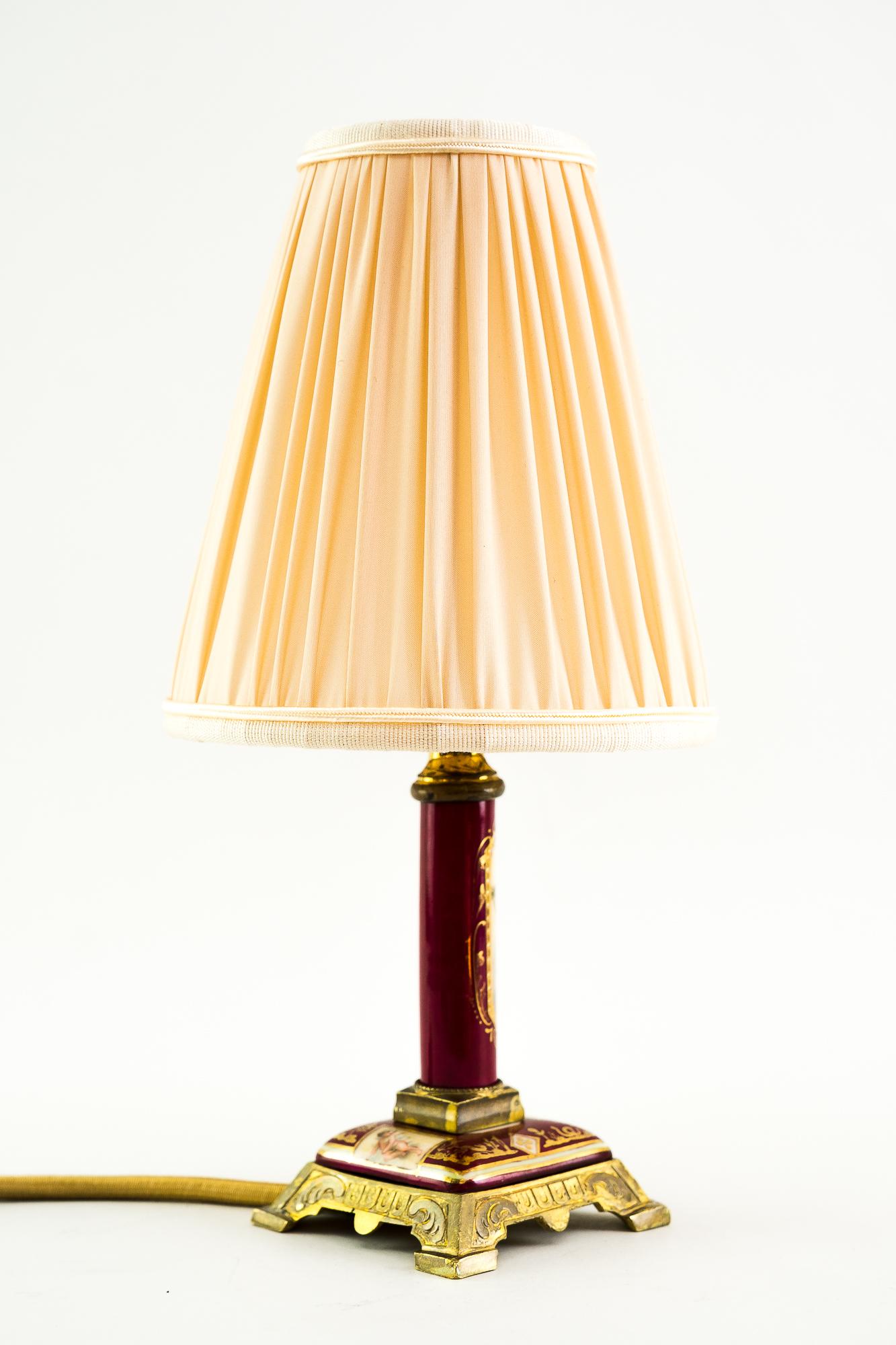 Historistic table lamp, Vienna, Around 1890s
Original condition
Shade is replaced (new).