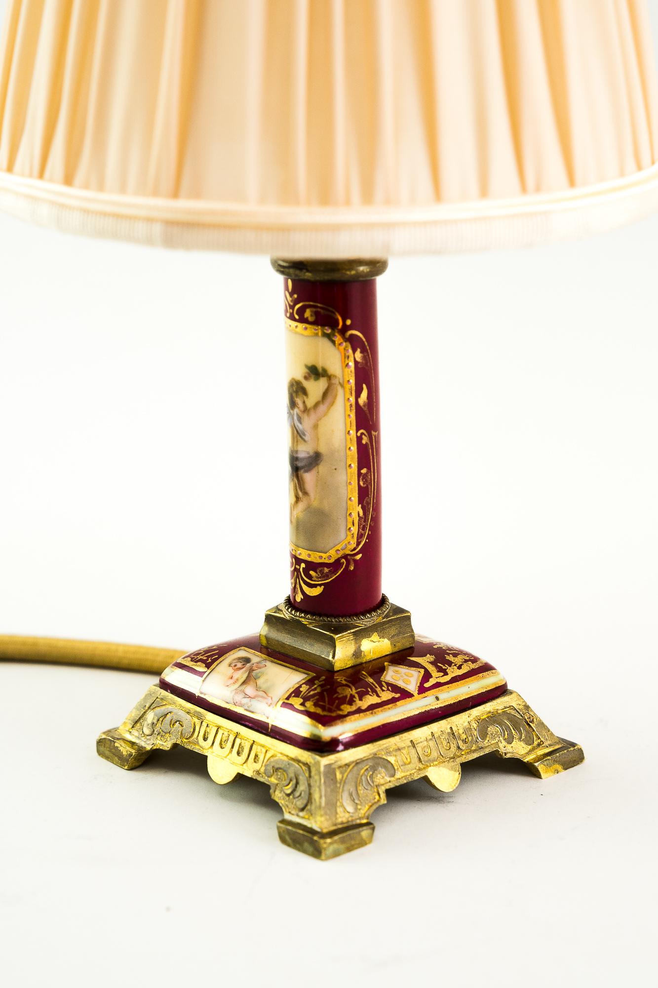 Neoclassical Historistic Table Lamp, Vienna, Around 1890s For Sale