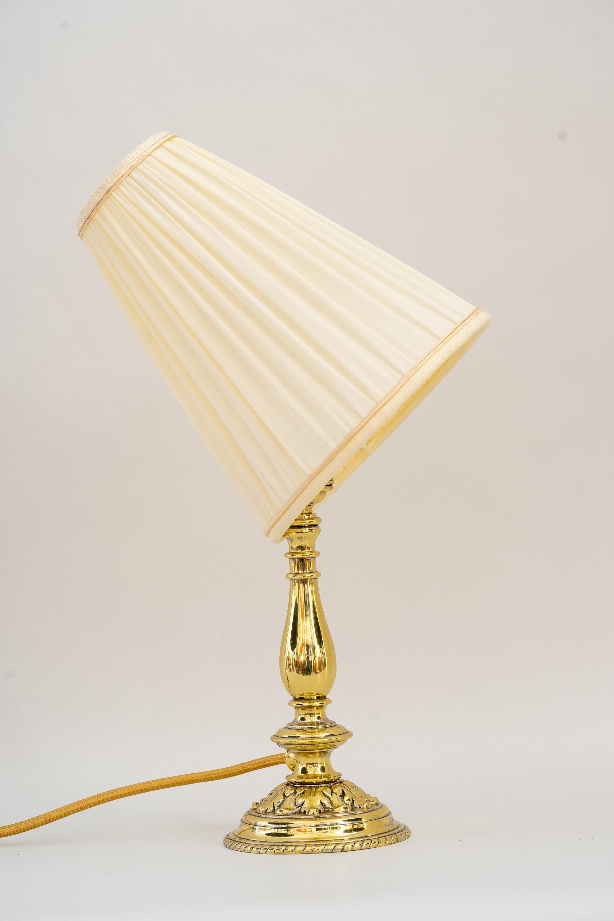 Lacquered Historistic Table Lamp, Vienna, Around 1890s