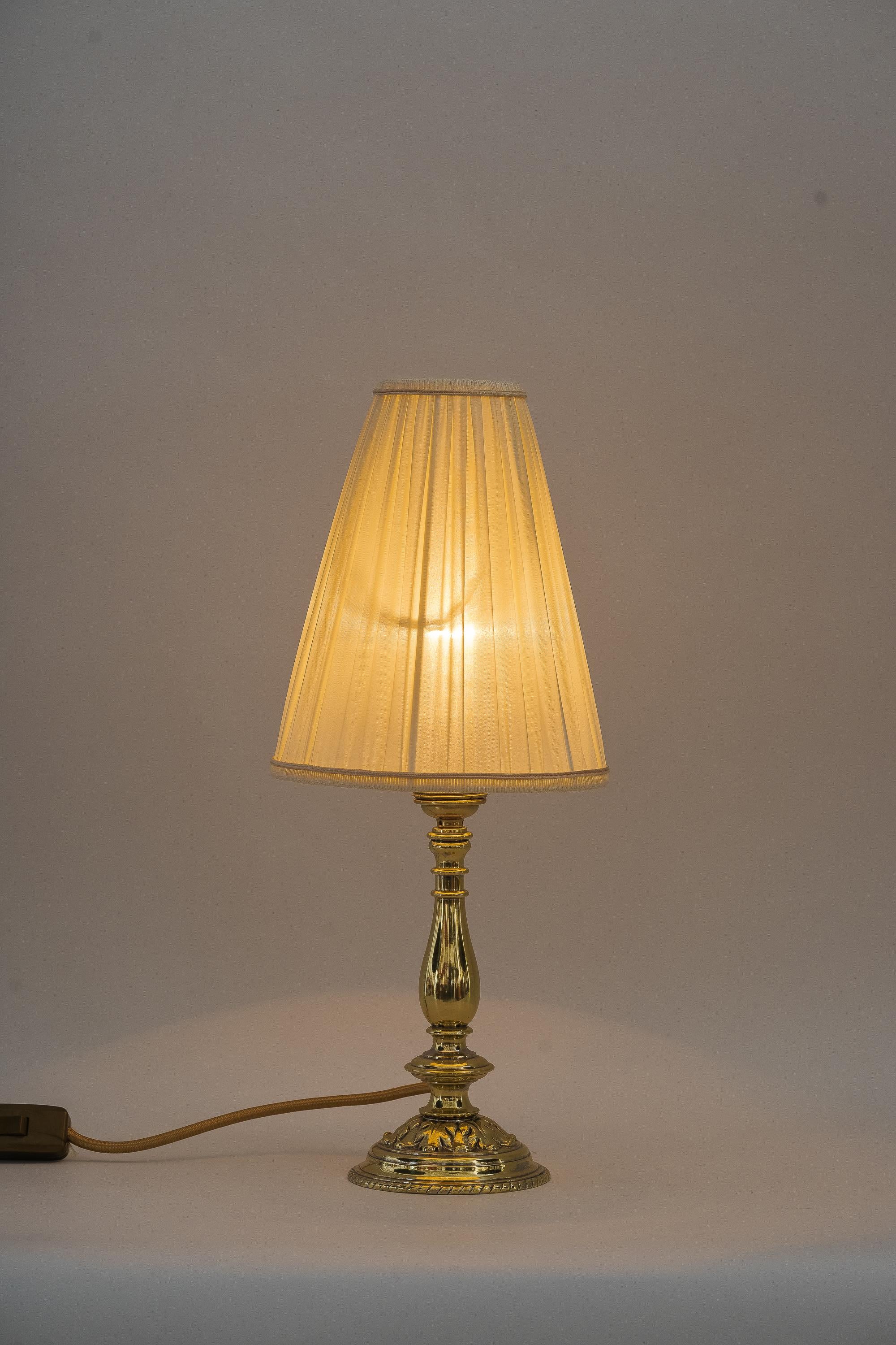 Brass Historistic Table Lamp, Vienna, Around 1890s