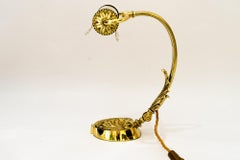 Historistic tilting and swiveling table lamp vienna around 1890s