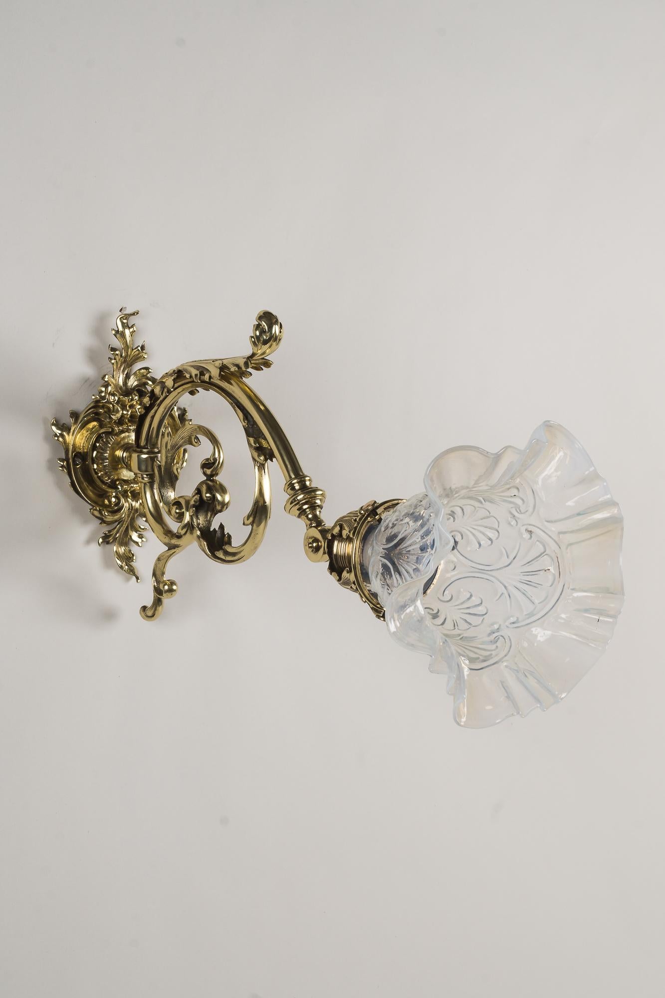 Historistic Wall Lamp, Vienna Around 1890s For Sale 2