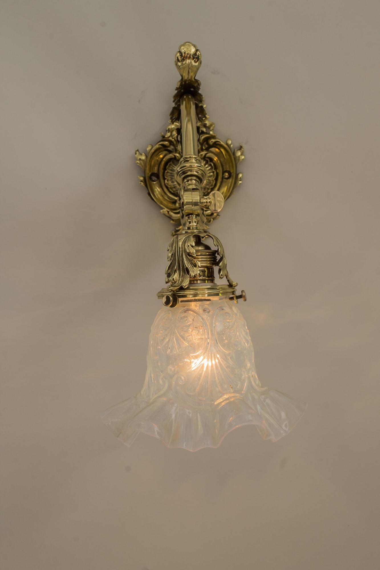 Historistic Wall Lamp, Vienna Around 1890s For Sale 5
