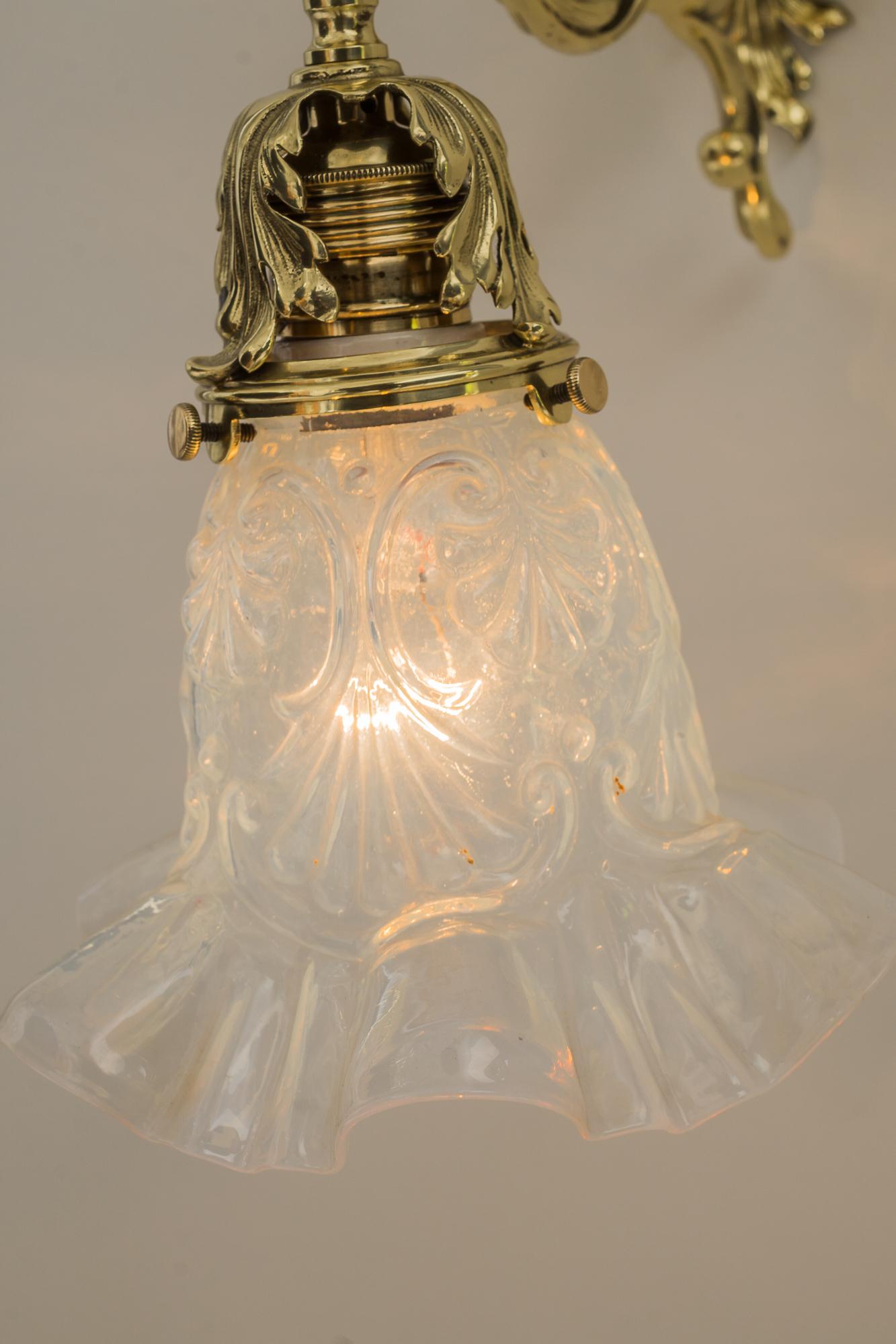 Historistic Wall Lamp, Vienna Around 1890s For Sale 6