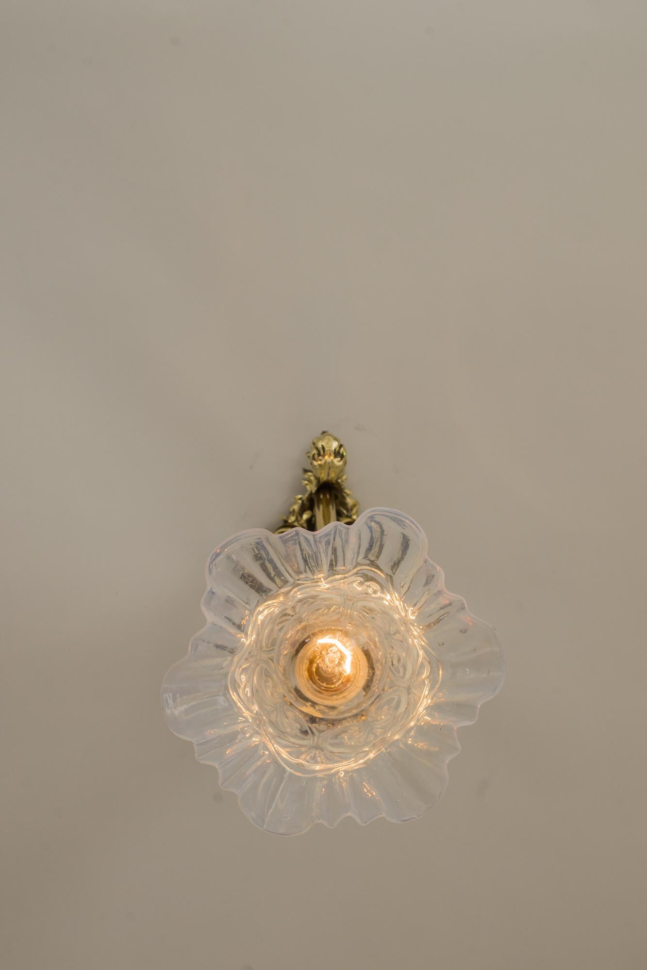 Historistic Wall Lamp, Vienna Around 1890s For Sale 8