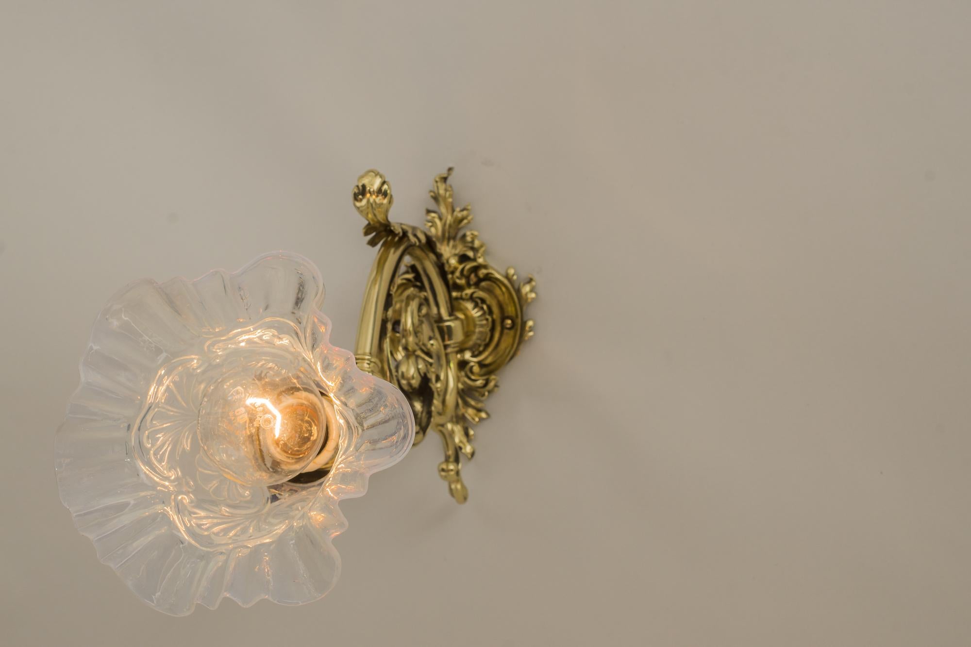 Historistic Wall Lamp, Vienna Around 1890s For Sale 9