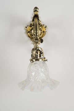 Lampada da parete storica, Vienna, 1890 circa