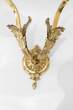 Historistische Wandleuchte Wien um 1890