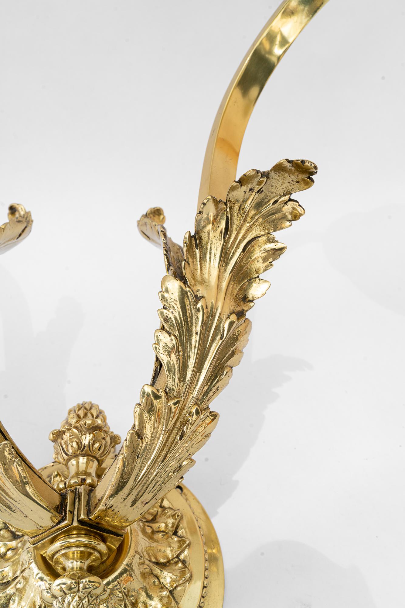 Aplique historicista viena hacia 1890 Latón en venta