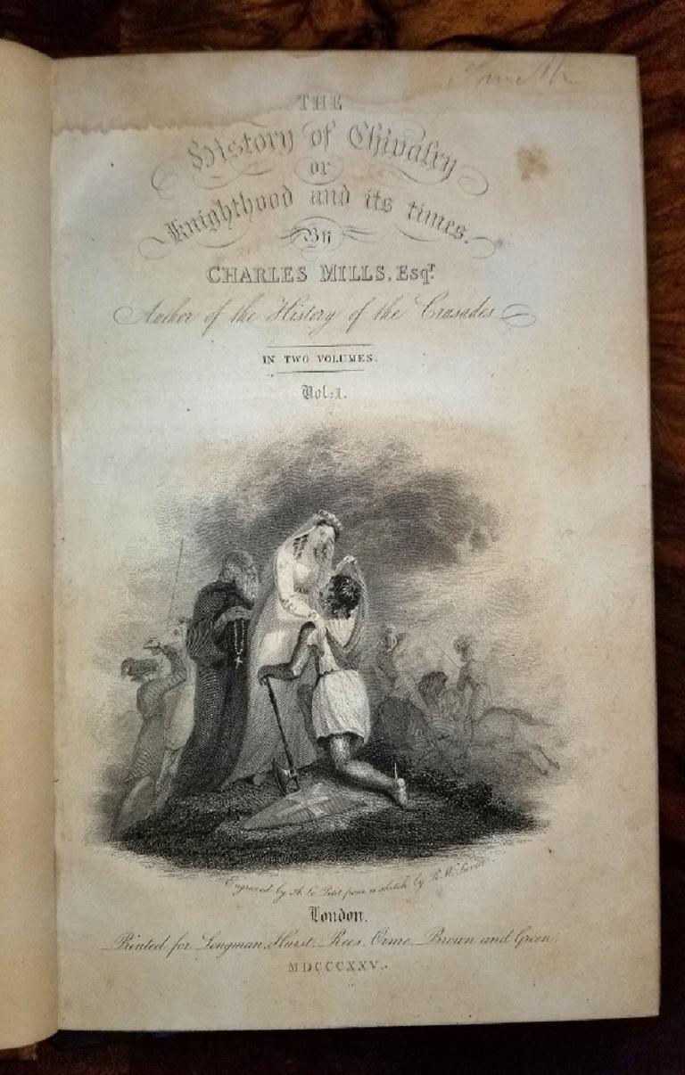History of Chivalry in 2 Vols by Charles Mills 1825 2