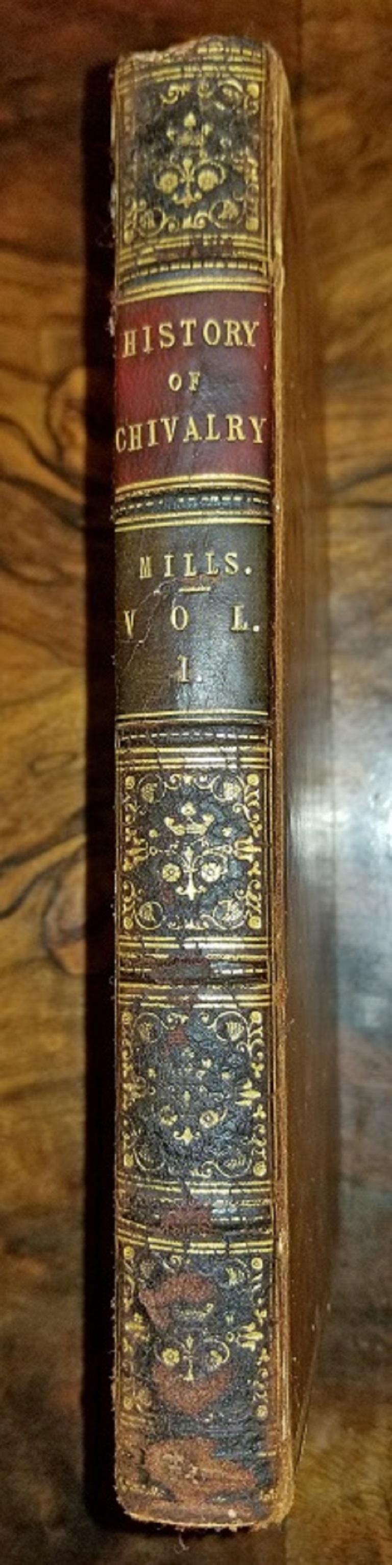 History of Chivalry in 2 Vols by Charles Mills 1825 In Fair Condition In Dallas, TX