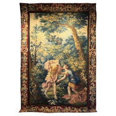 "History of Diana" - 17th Century Antique Brussels Tapestry
