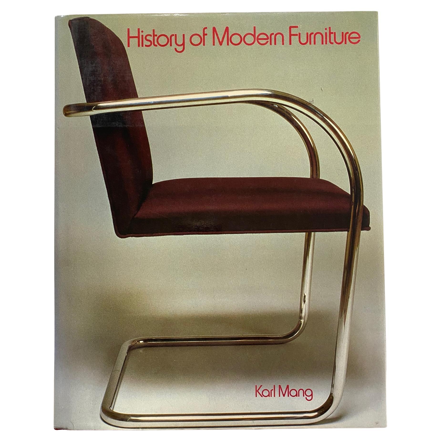 History of Modern Furniture by Karl Mang (Book)