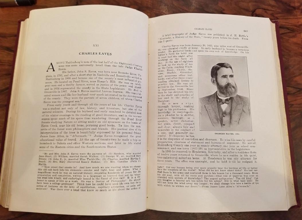 Presenting an extremely rare first edition and signed hardback copy of the History of Muhlenberg County by Otto A. Rothert from 1913.

This rare book is in super condition for its age with some very minor 'knicks' on the edges of the