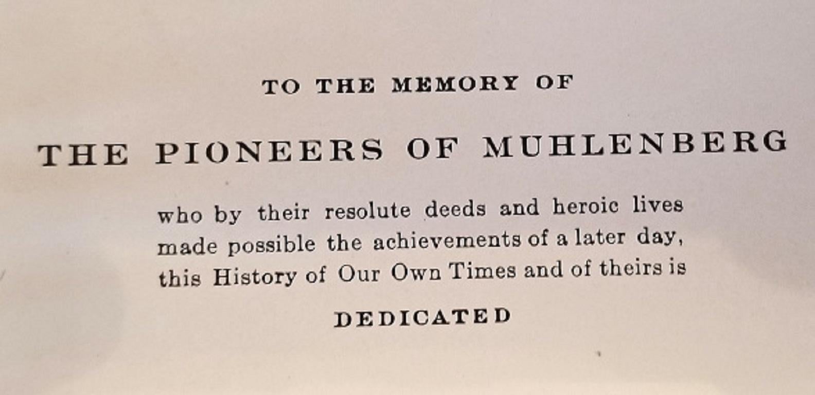 Country History of Muhlenberg County Kentucky by O.A. Rothert 1913 For Sale