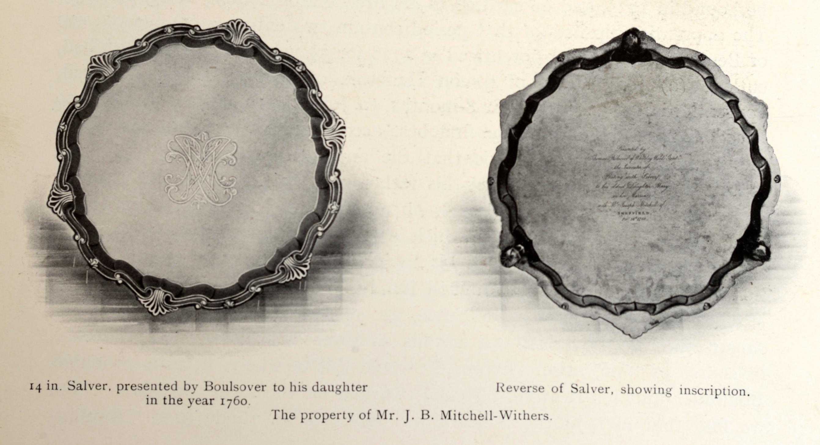 Histoire de l'ancienne assiette Sheffield de Frederick Bradbury, première édition en vente 3