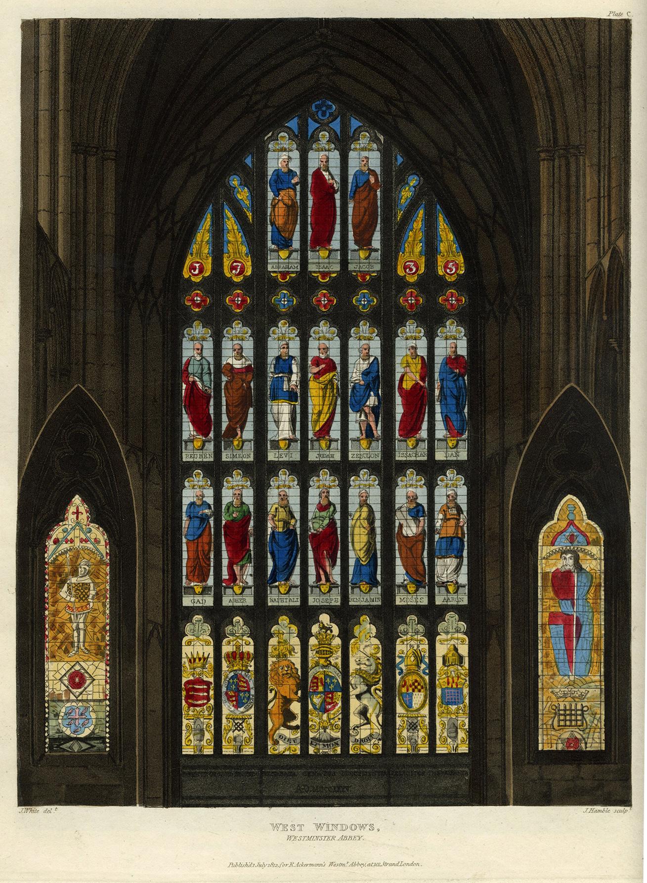 Storia della chiesa abbaziale di San Pietro a Westminster di R. Ackermann & W. Combe in vendita 4
