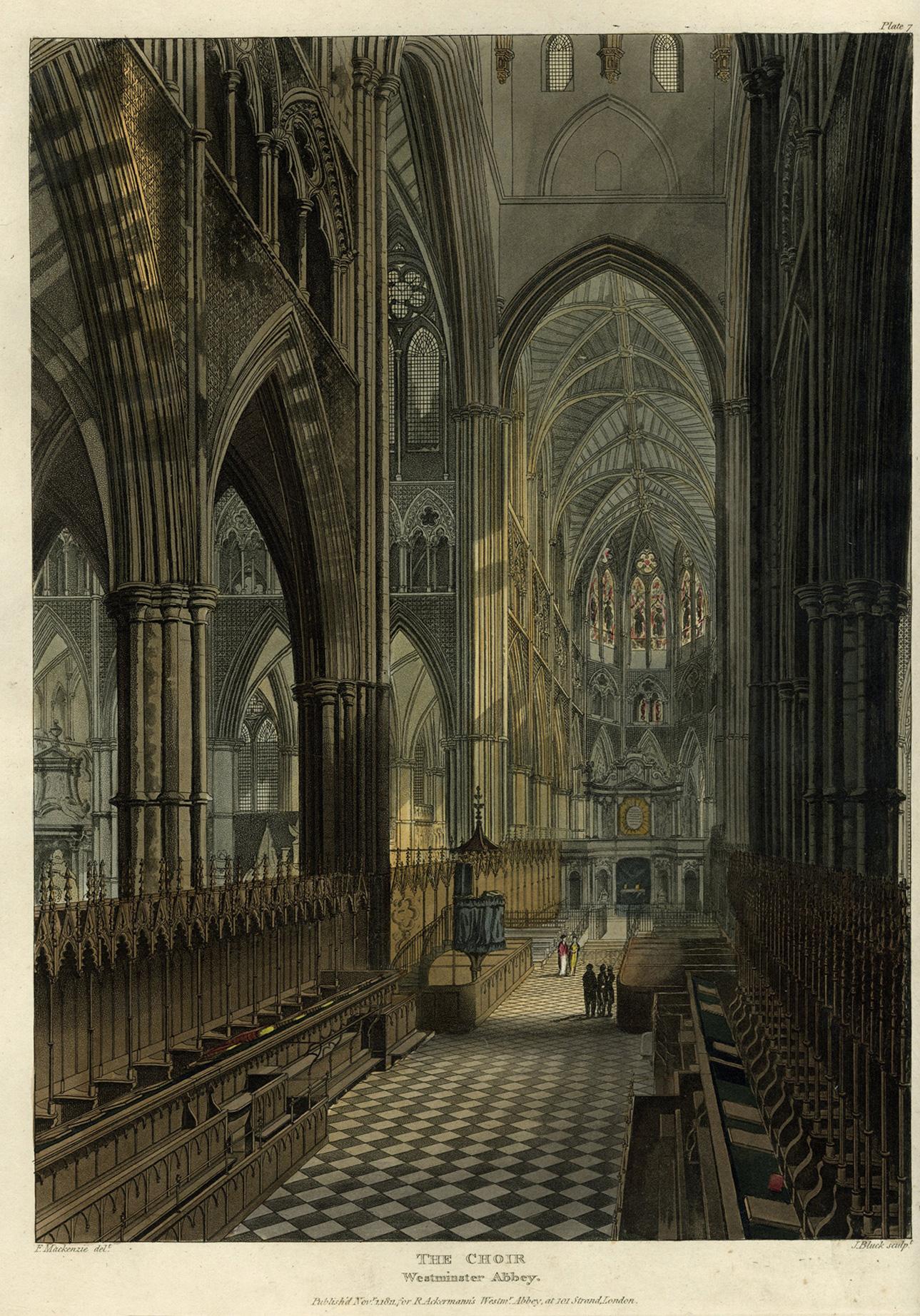 Storia della chiesa abbaziale di San Pietro a Westminster di R. Ackermann & W. Combe in vendita 5