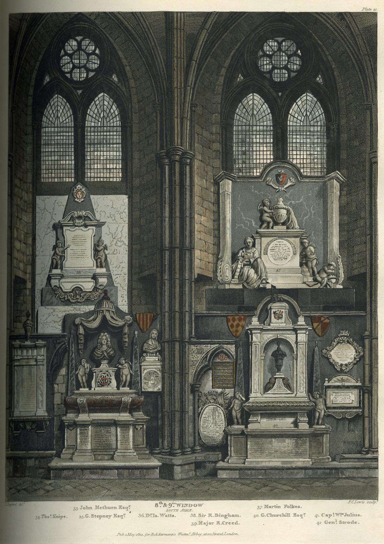 Storia della chiesa abbaziale di San Pietro a Westminster di R. Ackermann & W. Combe in vendita 8