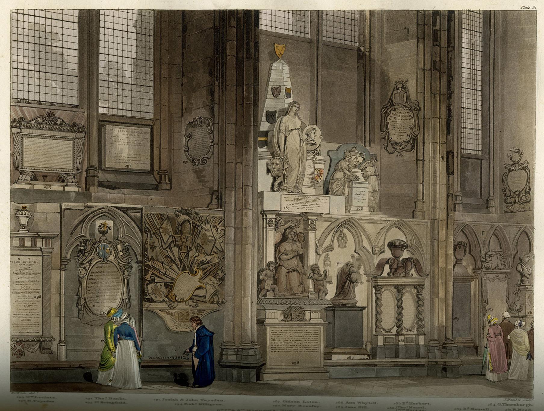 Storia della chiesa abbaziale di San Pietro a Westminster di R. Ackermann & W. Combe in vendita 10