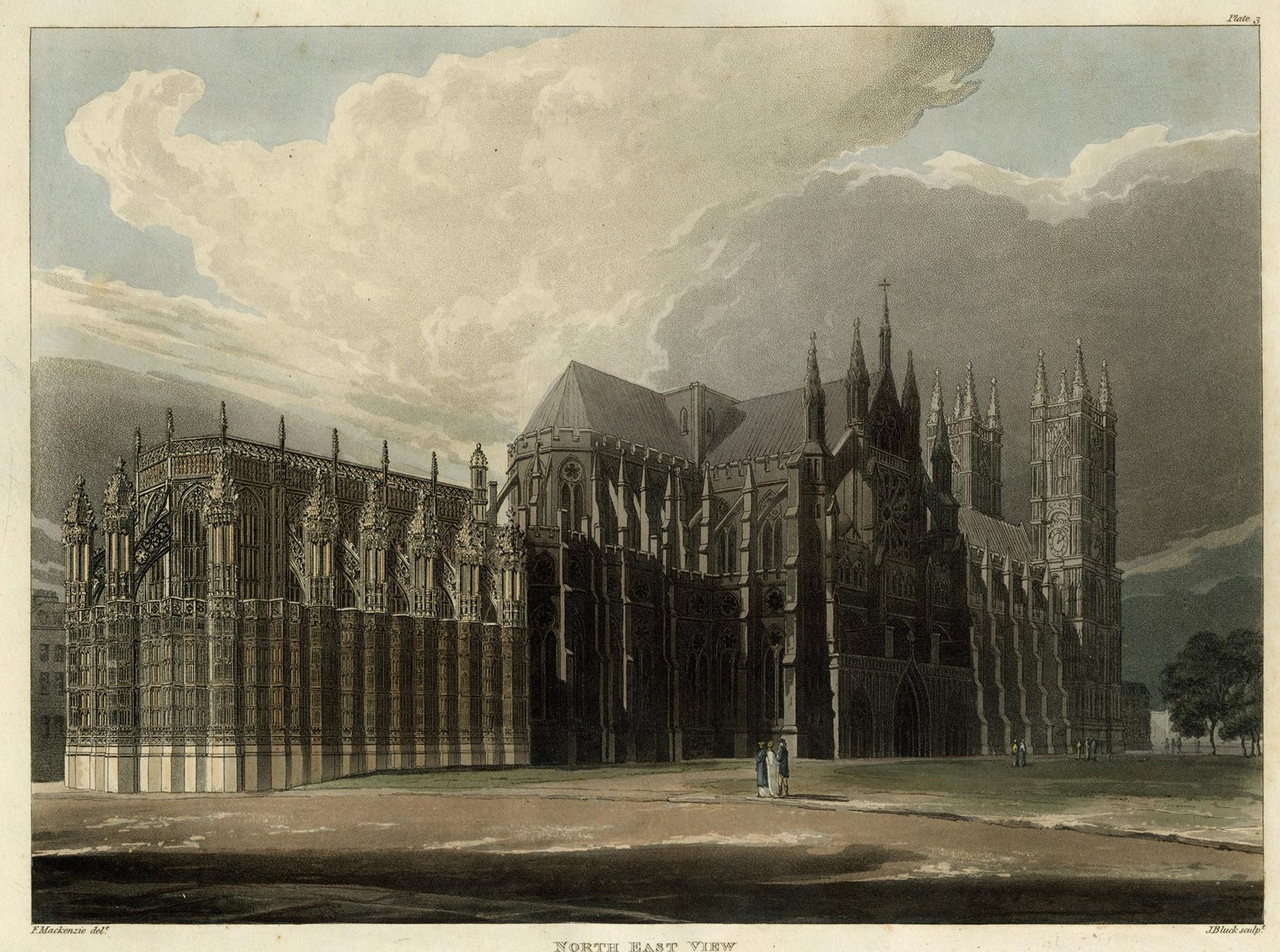 Storia della chiesa abbaziale di San Pietro a Westminster di R. Ackermann & W. Combe in vendita 1