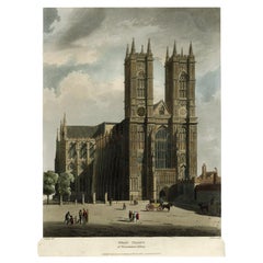 Historia de la iglesia abacial de San Pedro de Westminster por R. Ackermann & W.Combe