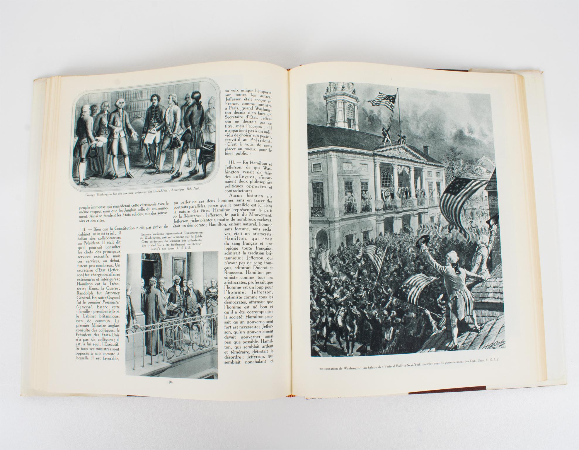 History of The American People, French Book in 2 Volumes by André Maurois, 1955 For Sale 5