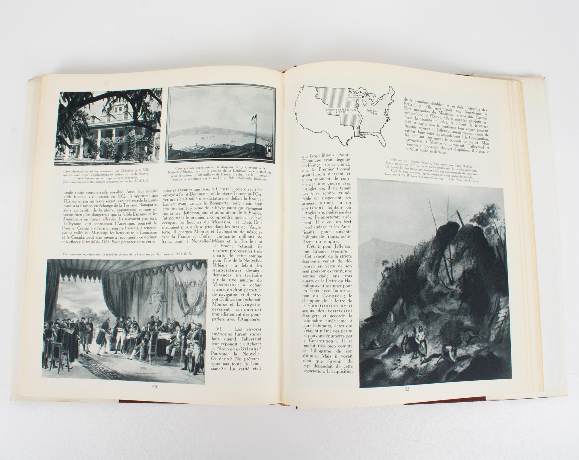 History of The American People, French Book in 2 Volumes by André Maurois, 1955 For Sale 8