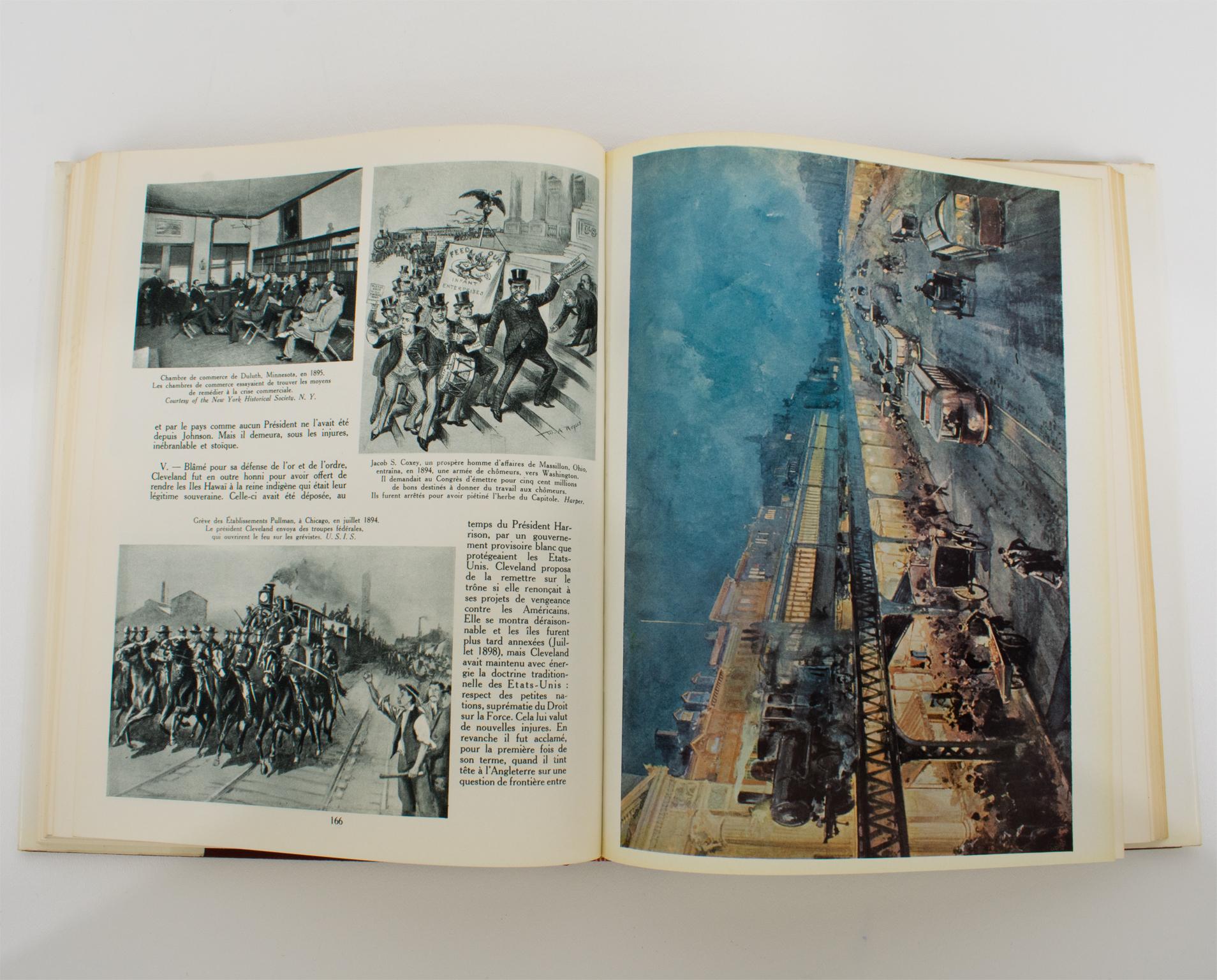History of The American People, French Book in 2 Volumes by André Maurois, 1955 For Sale 1